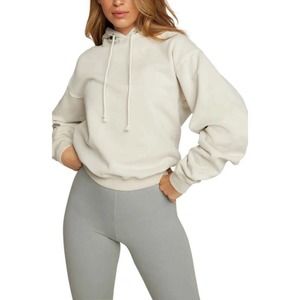 ⭐️⭐️ Good American Hoodie in Bone Cream 2 / Medium